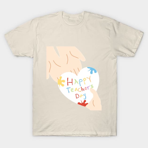 Happy Teacher Day Celebration T-shirt T-Shirt by Oasis Designs